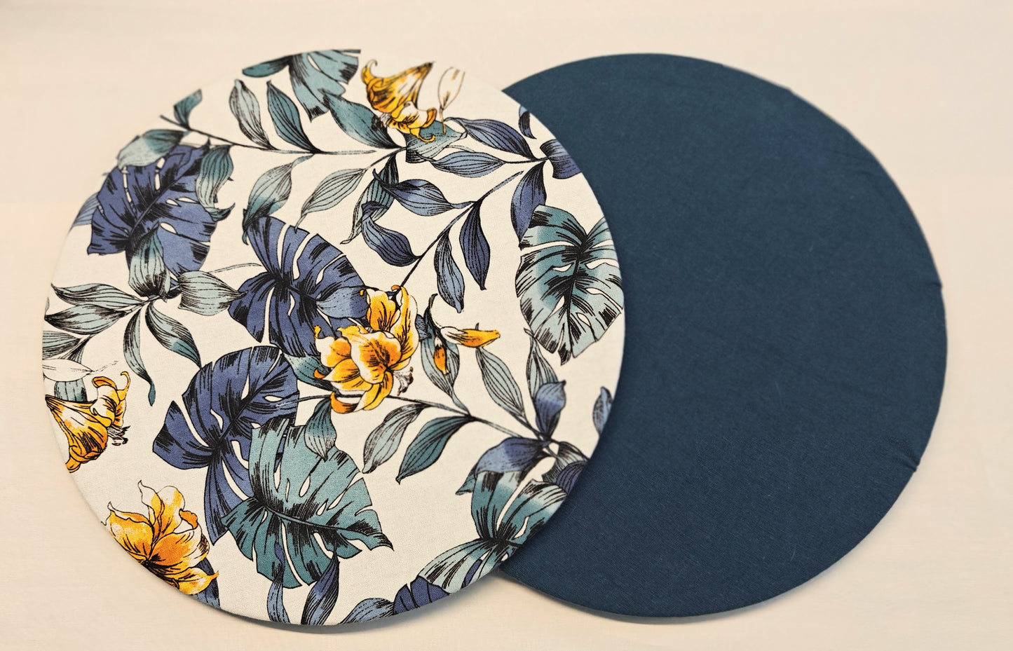 Tischset Jardim de Búzio – 6 Stück - Wendbares Design, Ø 35 cm